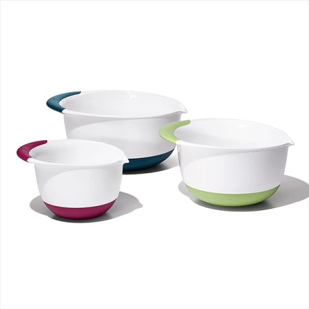 Oxo Good Grips Set of 3 Plast Mixing Bowls