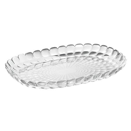 Guzzini Tiffany 2 Piece Acrylic Clear Serving Tray with Lid