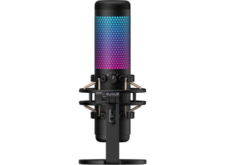 HP HyperX QuadCast S USB Microphone with RGB Lighting - BLACK/GREY
