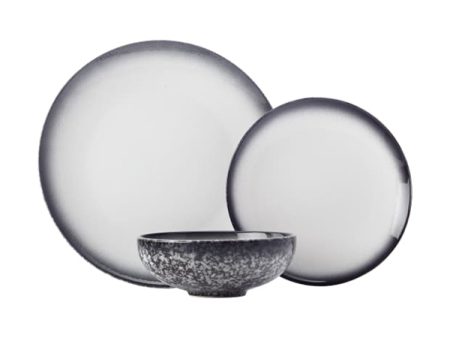 Maxwell & Williams Caviar Granite 12 Piece Dinner Set