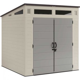 Suncast Modernist 7 x 7 ft. Storage Shed - Vanilla