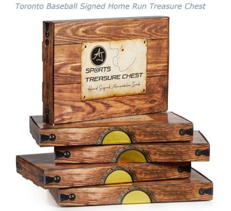 AJ Sports Toronto Baseball Signed Home Run Treasure Chest