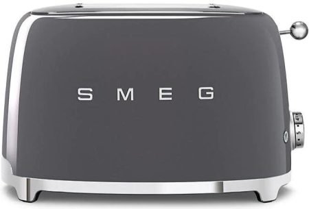 SMEG 50's Retro Style 2 Slice Toaster - Slate Grey