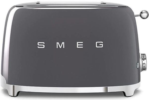 SMEG 50's Retro Style 2 Slice Toaster - Slate Grey
