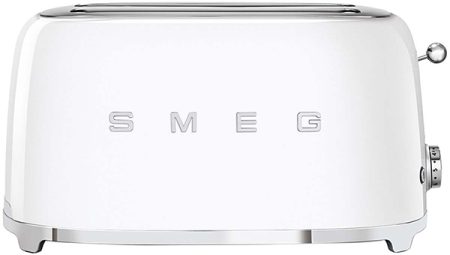 Smeg 50's Retro Style Aesthetic 4-Slice Toaster - White