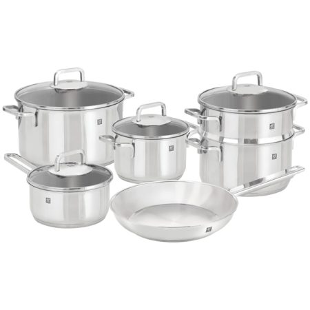 Zwilling 10 Piece Cookware Set 5 Piece Stainless Steel Cookware Set