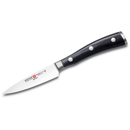 Wusthof Classic Ikon 3.5 in. Pairing Knife - Black