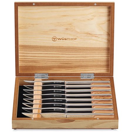 Wüsthof 8 Pcs. Stainless Mignon Steak Knife Set In Gift Box
