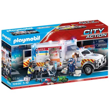 Playmobil Rescue Vehicles: Ambulance With Lights And Sound