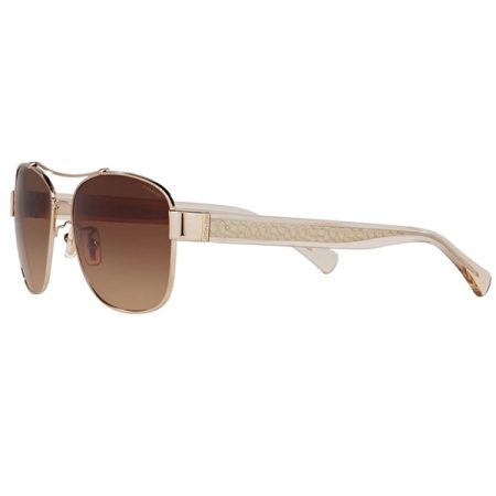 Coach HC7064 Pilot Sunglasses - Brown Gradient