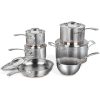 Cuisinart 11 Piece Copper Band Cookware Set