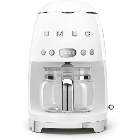 Smeg 50's Retro Style Aesthetic Drip Filter Coffee Machine - White