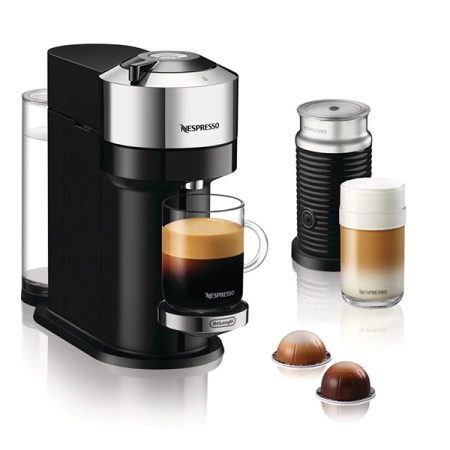 Nespresso by Delonghi Vertuo Next Coffee & Espresso Machine with Aeroccino - Black/Rose Gold