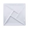 Swissmar Fondue/Raclette Porcelain Plates - Square - White