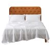 Highland Feather French Linen White King Size Sheet Set