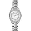 Michael Kors Mini Lauryn Pavé Silver-Tone Watch