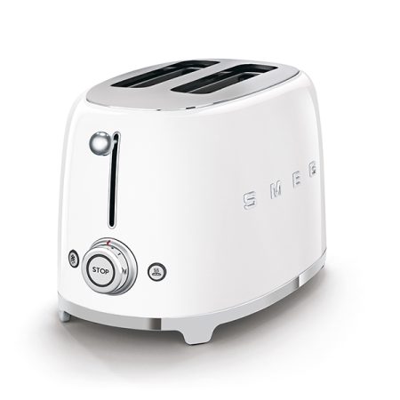 Smeg 50's Retro Style Aesthetic 2-Slice Toaster - White