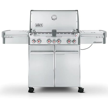 Weber Summit S-470 Gas Grill Lp Stainless Steel