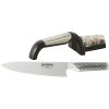 Global 2 Piece Knife & Sharpener Starter Set
