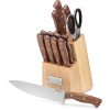 Cuisinart® 14 Piece Walnut Triple Rivet Block Set
