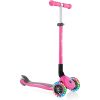 Globber Scooter Primo Foldable With Lights - Pink
