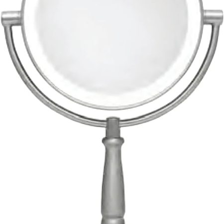 Bios 10x Satin Nickel LED Lighted Vanity Mirror