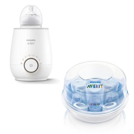 Philips Avent Microwave Steam Sterilizer + Fast Bottle Warmer