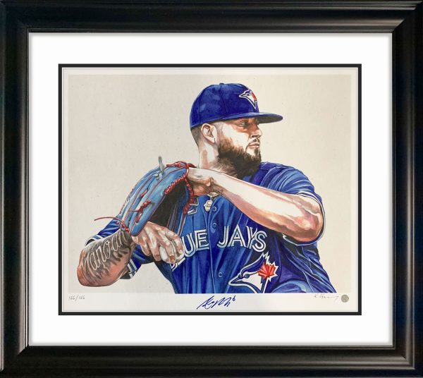 Frameworth - Alek Manoah Signed Framed Limited Edition Art Print /166