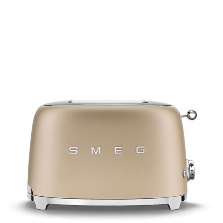 Smeg 2 Slice Smeg Toaster Champagne Matte 1