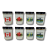 Serendipity Soy Candles - Festive Favorites 8 Pack 16oz Mason jar Candle Set