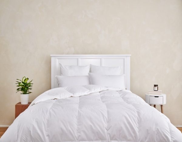 Cuddle Down Lakeside Summer Weight Cabin Duvet 100% GOTS Certified Organic Cotton Shell 650+ Loft 300TC 28Ounce Fill  – KING