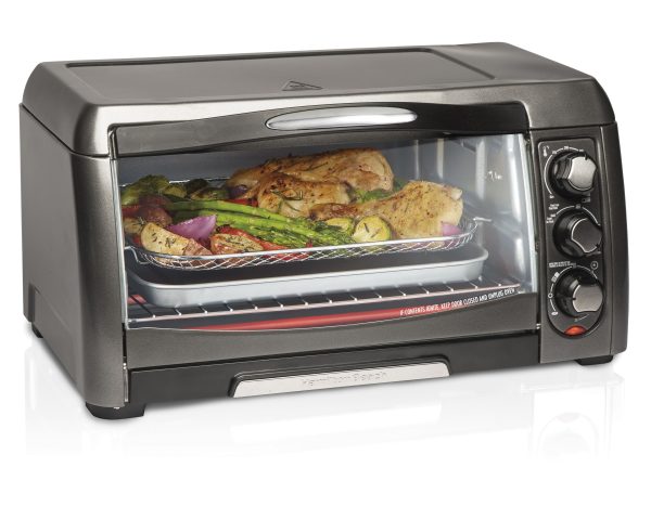 Hamilton Beach® Metallic Slate Sure-Crisp™ Air Fryer Toaster Oven