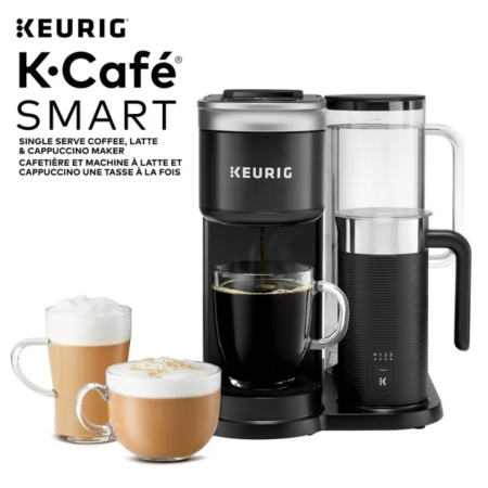 KEURIG-SINGLE SERVE BREWER-K-CAFE SMART-BLACK
