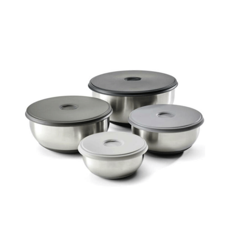 JJ NEST 4PC STL PREP BOWL SET