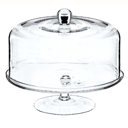 Natural Living 26cm Cake Stand with Lid