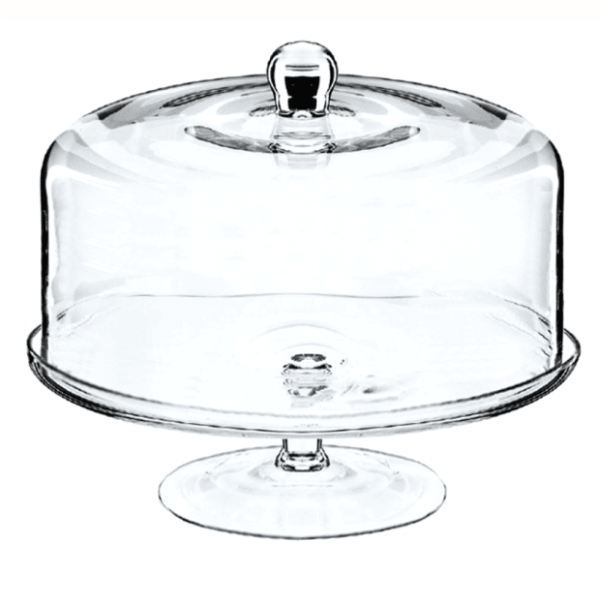 Natural Living 26cm Cake Stand with Lid