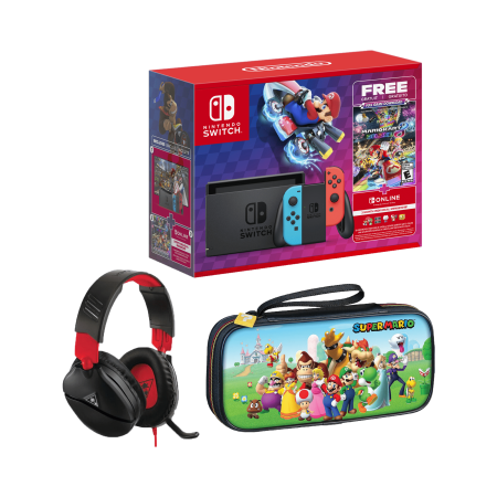 NLI SWITCH MARIO KART 8 HW BUNDLE W/ ACCESSORIES
