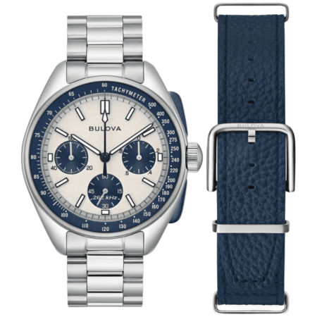 Bulova Lunar Pilot Mens Watch – Blue Dial