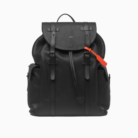 Beatnik - BK 010 - Full Leather Black Backpack