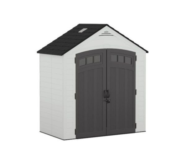 Suncast - Vista® 7 x 4' Storage Shed - Ice Cube