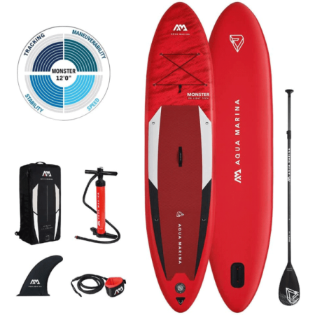 Aqua Marina - MONSTER 12'0" All-Around Inflatable Stand Up Paddle Board (iSup)
