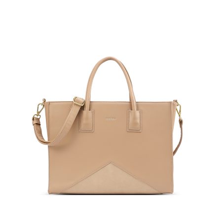 Pixie Mood-Greta Work Tote, Sand / Recycled