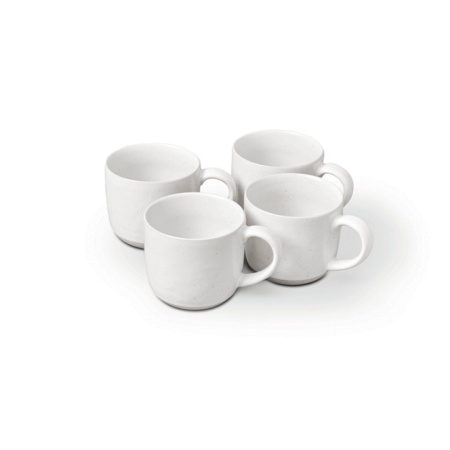 Fable - The Mugs 4-Piece Set Speckled White