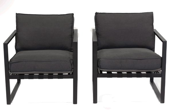 Outdoorz Essentials - Ral Chairs 2pcs Set - Charcoal