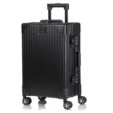 CHAMPS Elite Collection Aluminum Carry-On, Black