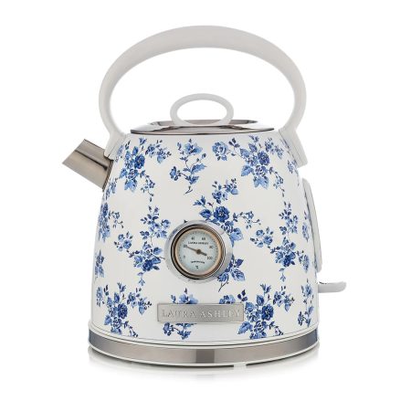 Laura Ashley Dome Kettle - 7 Cup/1.7 Litre Capacity - 
360* Degree Cordless - 1500 Watts - CHINA ROSE