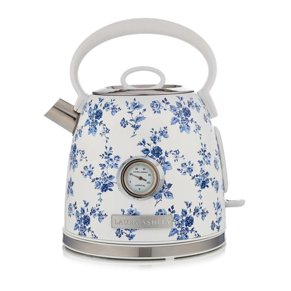 Laura Ashley Dome Kettle - 7 Cup/1.7 Litre Capacity - 
360* Degree Cordless - 1500 Watts - CHINA ROSE