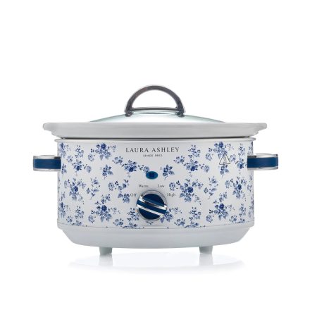 Laura Ashley Slow Cooker - 3.5 Litre Capacity - CHINA ROSE