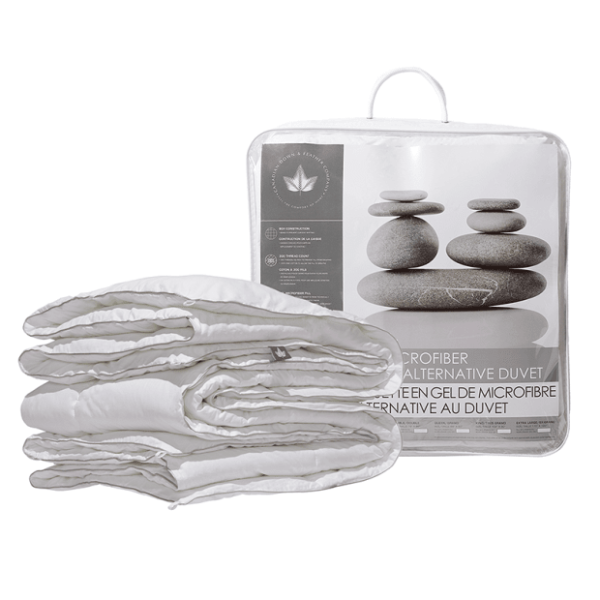 Canadian Down & Feather Company Gel Microfiber Down Alternative Duvet, All Season weight - King Size