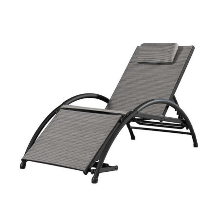 Vivere Dockside Sun Lounger - Aluminum